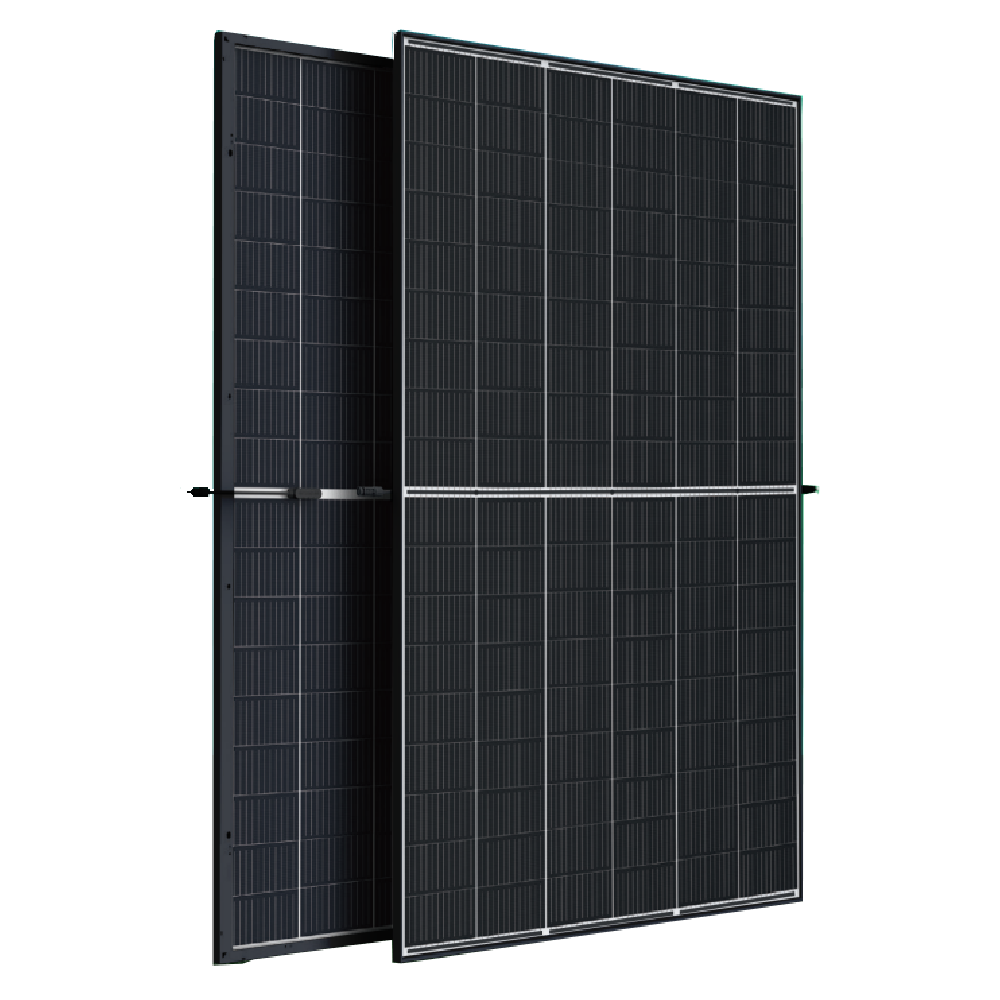 AE SOLAR, AE-MC-144E, Black Monofacial Monocrystalline PERC half-cut cells 450Wp Solar Panel