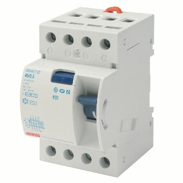 GEWISS GW94897, Întrerupător siguranță automată de curent rezidual IDP - 4P, 40A tip A instantaneu IDn=0,03A, 3 module