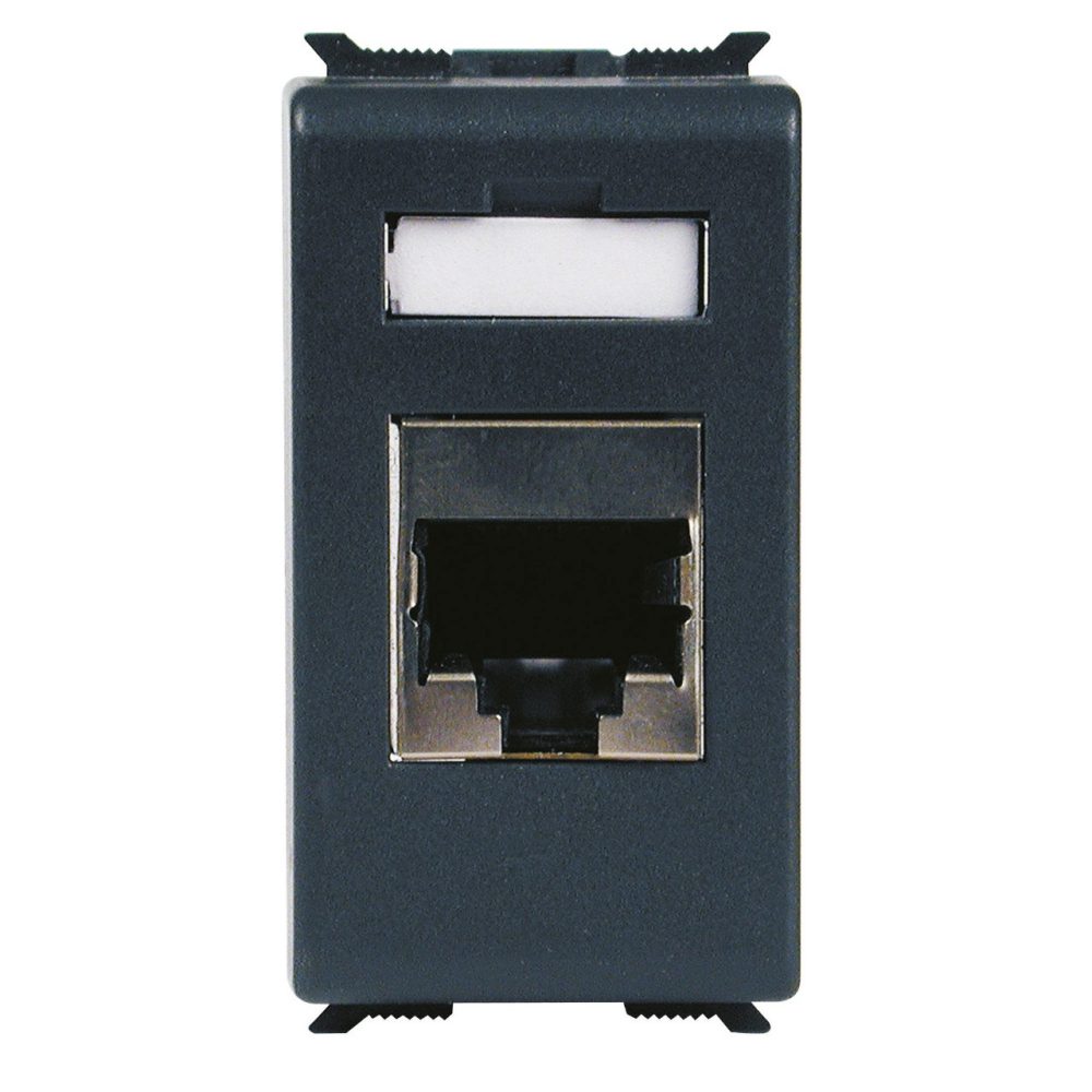 GEWISS GW30686, Priză RJ45, 4 PERECHI, Categoria 6 FTP, 1 modul, PLAYBUS