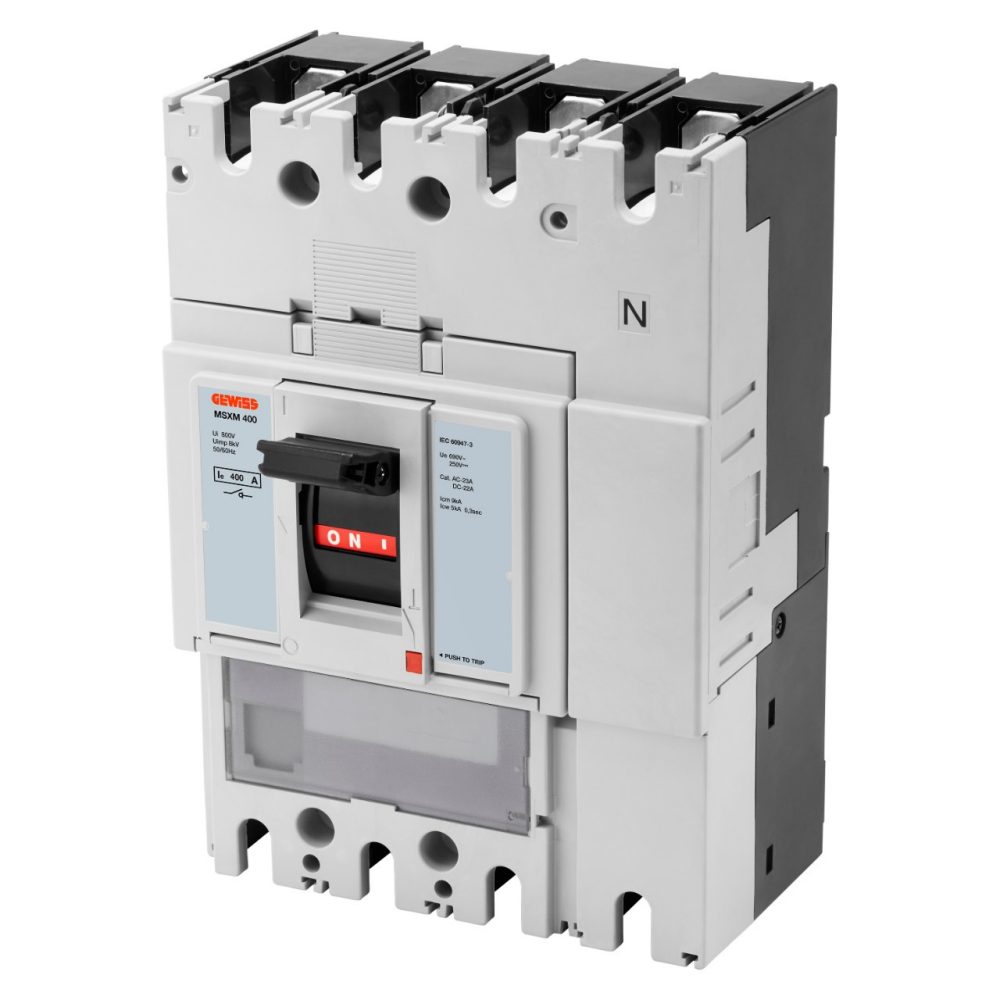 GEWISS GWD9446, MSXM 400, Switch-disconnector, 4P 400A 690V