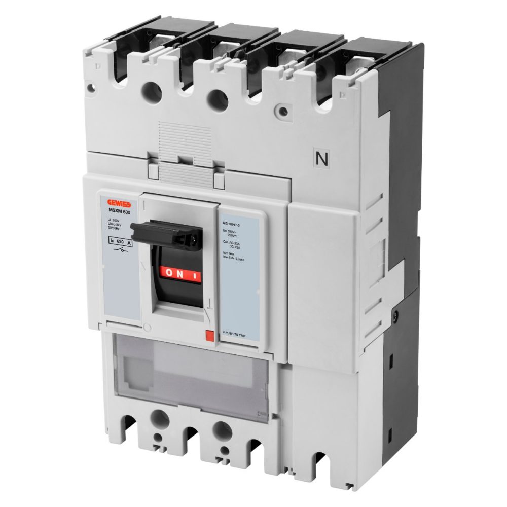 GEWISS GWD9448, MSXM 630, Switch-disconnector, 4P 630A 690V