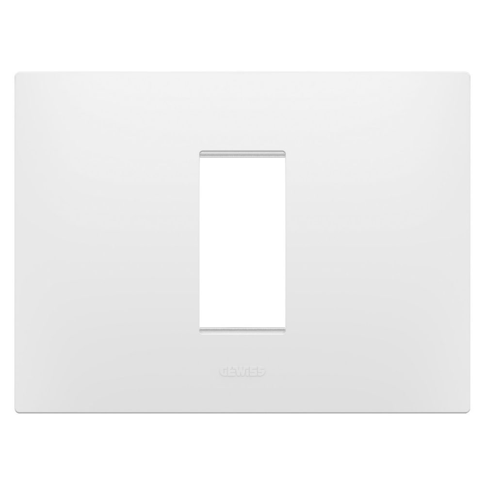 GEWISS GW16001PW, Ramă ornament EGO, IN tehnopolimer, 1 modul, Alb Satinat, Chorusmart