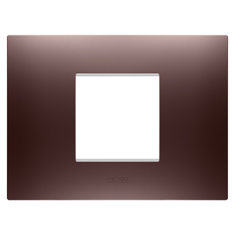 GEWISS GW16002CP, Ramă ornament EGO, IN tehnopolimer vopsit, 2 module, Cupru, Chorusmart