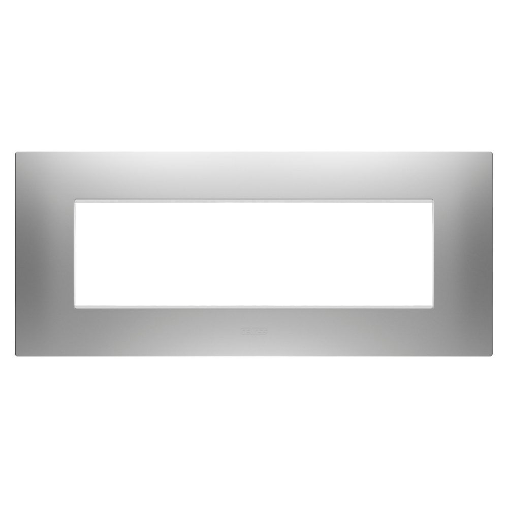 GEWISS GW16007GR, Ramă ornament EGO, IN tehnopolimer vopsit, 7 module, Gri magnetic, Chorusmart