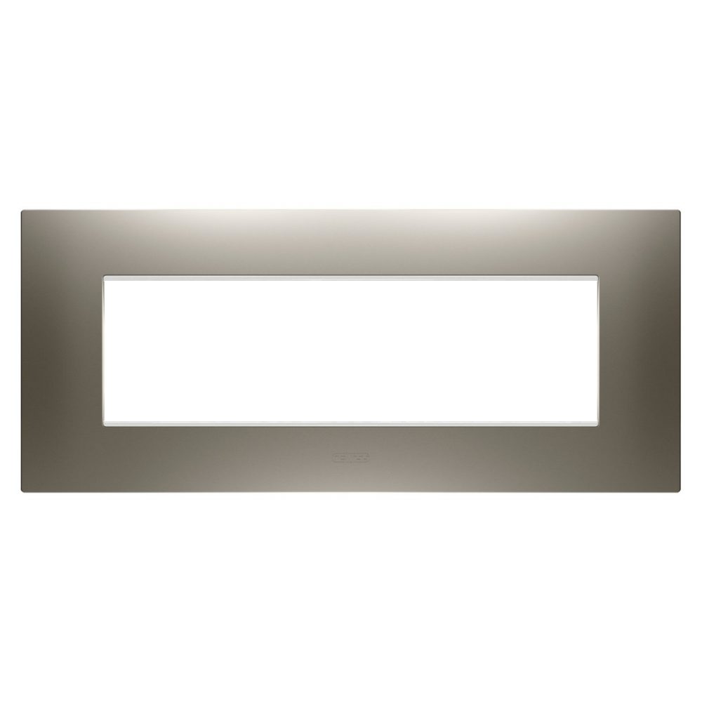 GEWISS GW16007ST, Ramă ornament EGO, IN tehnopolimer vopsit, 7 module, Oțel, Chorusmart