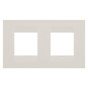 GEWISS GW16423TI, Ramă ornament Internațională GEO, IN tehnopolimer, 2+2 module orizontale, Fildeș, Chorusmart