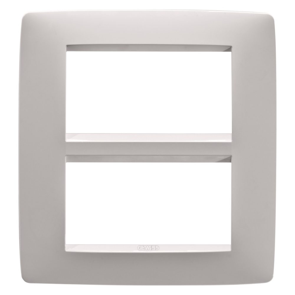 GEWISS GW16108VL, Ramă ornament, din tehnopolimer vopsit, 8 module, Bej natural, Chorusmart