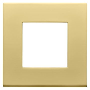 GEWISS GW35901AM, Dahlia Plate in Technopolymer, 1 Gang, Cream