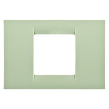 GEWISS GW22142, Virna Plate in Technopolymer Gloss Finishing, 2 Gang, Venetian Green, System