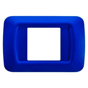 GEWISS GW22572, Ramă ornament superioară, Finisare lucioasă din tehnopolimer, 2 circuit, Albastru jazz, System