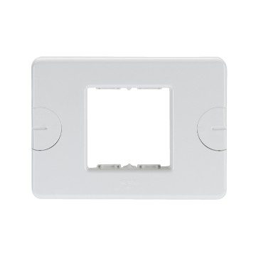 GEWISS GW24002, Ramă ornament compactă, Autoportantă, 2 circuite, Alb noros, System