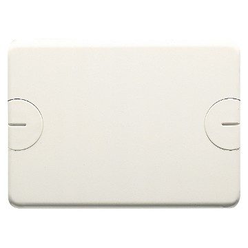 GEWISS GW24212, Blank Plate for Rettangolari Flush-mounting Boxes, 3 Gang, with Screw, Toner Black