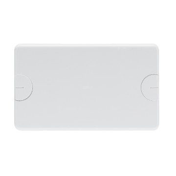 GEWISS GW24216, Blank Plate for Rettangolari Flush-mounting Boxes, 6 Gang (3+3 Overlapping), with Screw, Toner Black