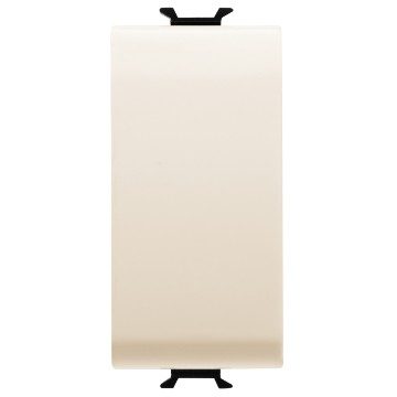 GEWISS GW11131, Push-button 1P 250V AC, NO 16A, Neutral, 1 Module, Ivory, Chorusmart 