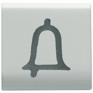 GEWISS GW10544, Buton interschimbabil, 22x22mm, Clopot, Alb lucios, Chorusmart