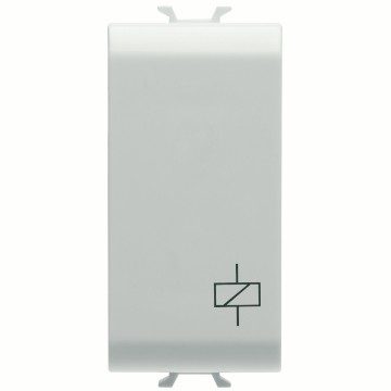 GEWISS GW10724, Releu momentan 230V c.a. 50/60 Hz, 1p 1no/nc 10A(ac1)/2a(ac15)250Vc.a., 1 modul, Alb lucios, Chorusmart