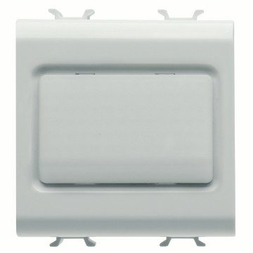GEWISS GW15651, Lampă de urcare a scărilor, 12v c.a./c.c. / 230V c.a. 50/60  Hz, Opal, 2 module, Alb satinat, Chorusmart
