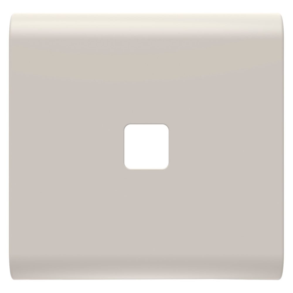 GEWISS GW13552S, Buton înlocuibil pentru comenzi axiale, A se completa cu lentilă, 2 module, Satin natural bej, Chorusmart