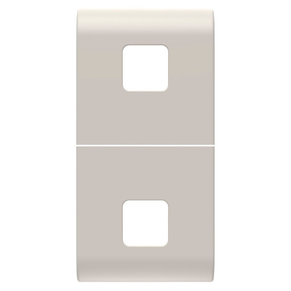 GEWISS GW13553S, Buton înlocuibil pentru comenzi axiale, A se completa cu 2 lentile, 1 modul, Satin natural bej, Chorusmart