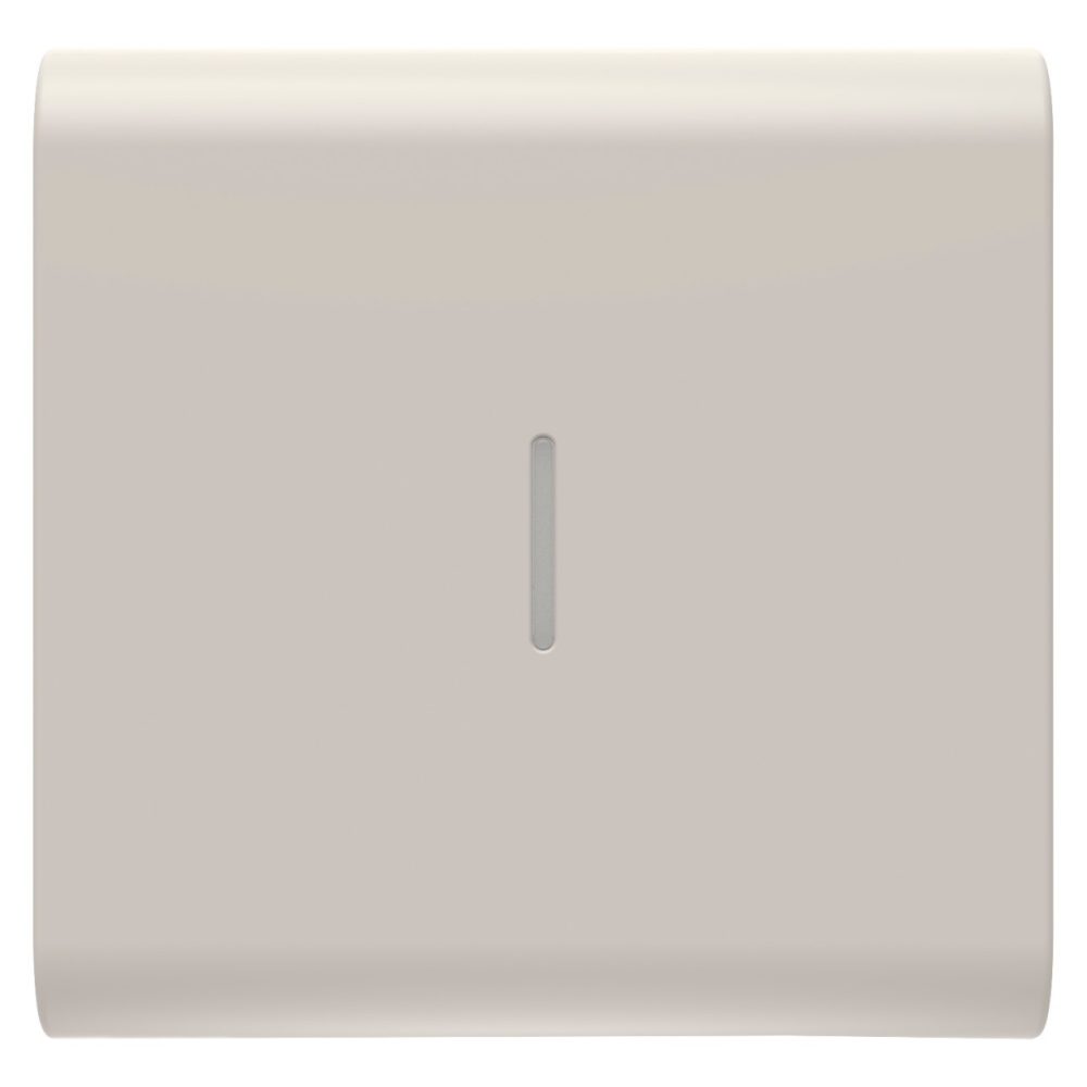 GEWISS GW13556S, Buton înlocuibil pentru comenzi axiale, Cu difuzor, 2 module, Satin bej natural, Chorusmart