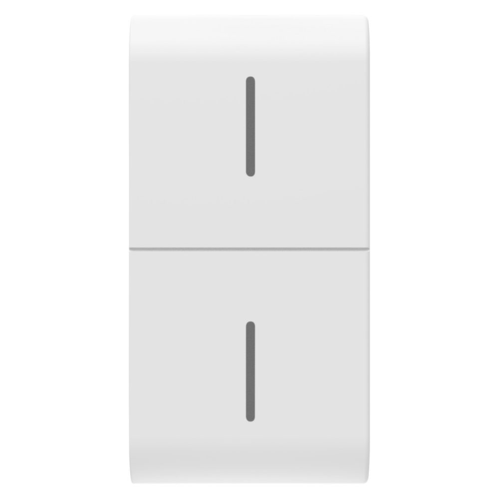 GEWISS GW15819, Replaceable Button Key for Eco Connected Push Button, 1 Module, Satin White, Chorusmart