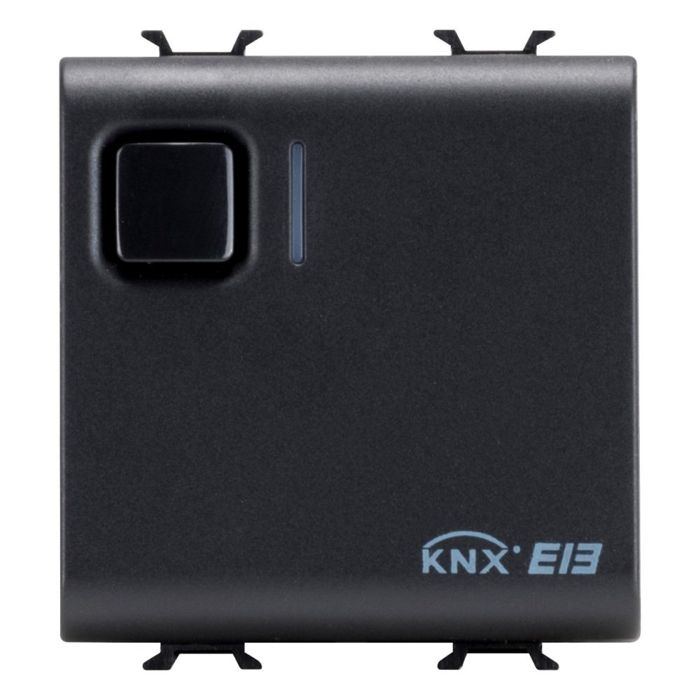 GEWISS GW12796, Dispozitiv de acționare comutator, 1 canal, 16A, KNX, 2 module, Negru, Chorusmart