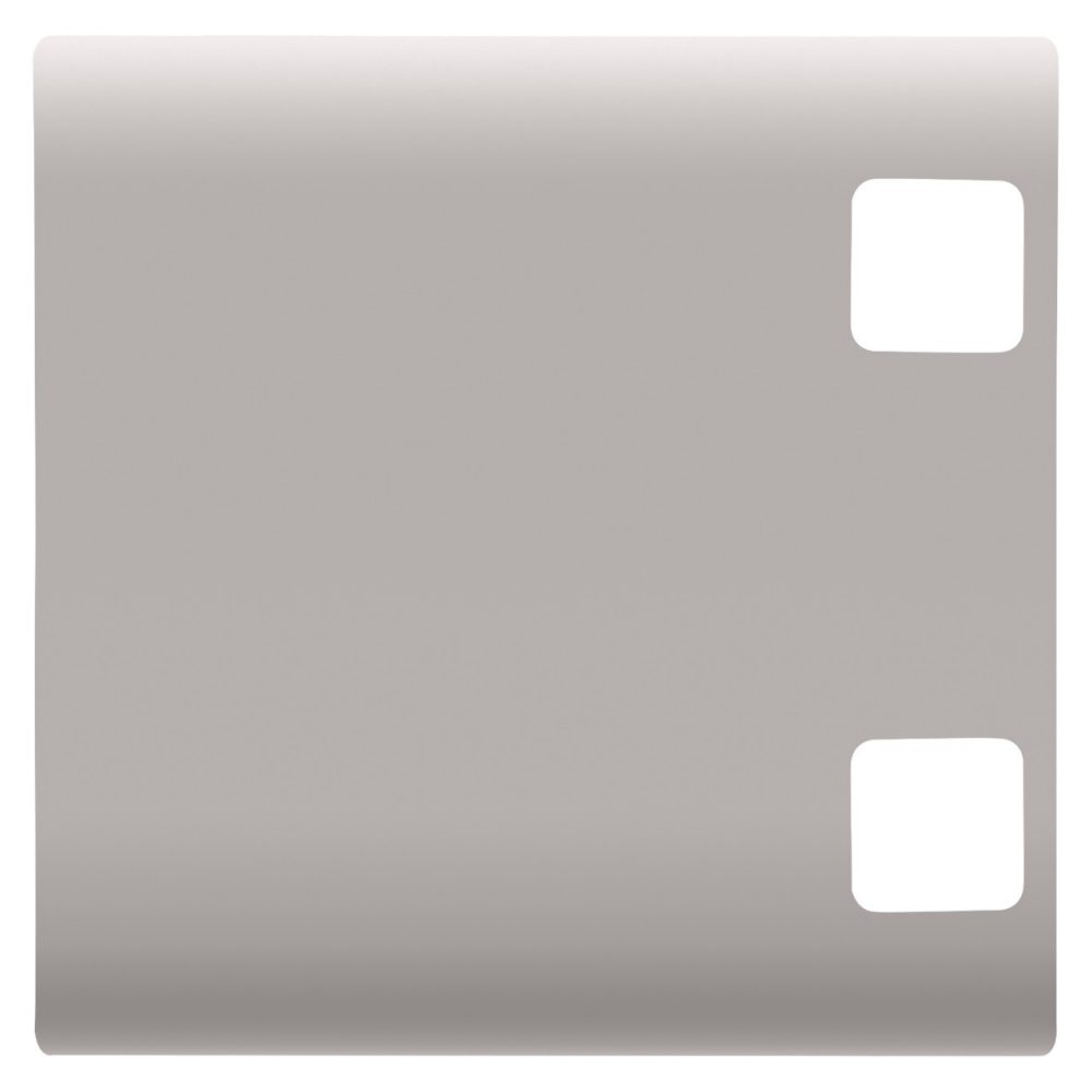 GEWISS GW13554, Buton înlocuibil pentru panoul cu butoane, A se completa cu 2 lentile, 2 module, Bej natural, Chorusmart