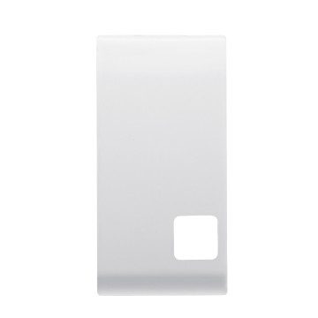 GEWISS GW15551, Buton înlocuibil pentru panoul cu butoane, A se completa cu lentilă, 1 modul, Alb satinat, Chorusmart