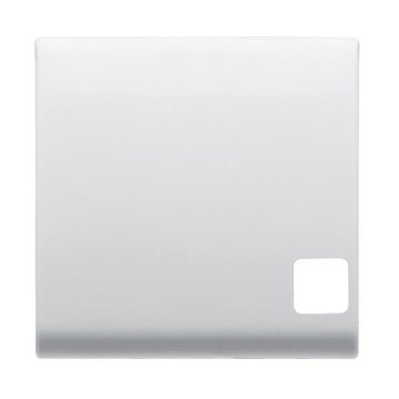 GEWISS GW15552, Buton înlocuibil pentru panoul cu butoane, A se completa cu obiectiv, 2 module, Alb satinat, Chorusmart