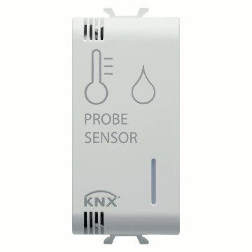 GEWISS GW15762H, Knx/easy Temperature/humidity Sensor, 1 Module, Satin White, Chorusmart