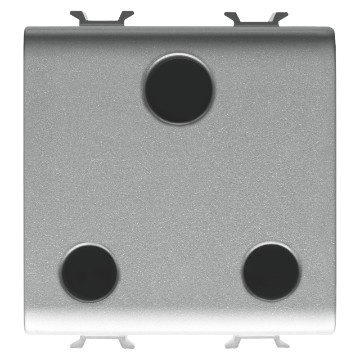 GEWISS GW14298, Priză standard indiană/sud,africană 250V c.a., 2P+E 16A, 2 module, Titan, Chorusmart