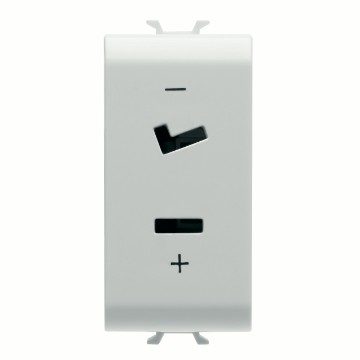 GEWISS GW10452, Selv Socket Outlet, 2P 6A 24V Polarized, 1 Module, Glossy White, Chorusmart