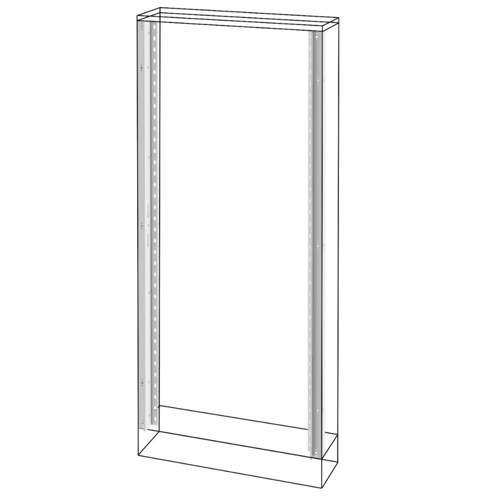 GEWISS GWD3047, Pair of Front Uprights, Floor, Mounting Distribution Boards, QDX 630L 1600mm