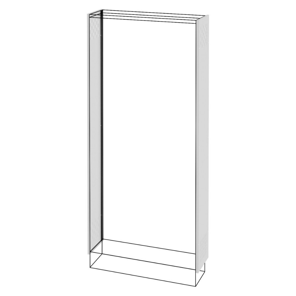 GEWISS GWD3090, Pair of Aerated Side Panels, Floor-mounting Distribution Board, QDX 630L 1800x300mm