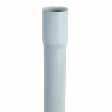 GEWISS DX24832, RK9/32-2 Light Rigid Conduit Sleeved End Grey Ral 7035 Lenght = 2m diameter = 32mm