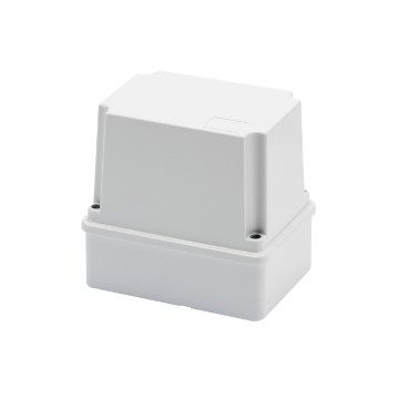 GEWISS GW44215, Junction Box with Deep Screwed Lid, IP56, Internal Dimensions 120x80x120, Smooth Walls, Grey Ral 7035