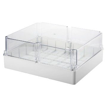 GEWISS GW44441, Box for Junctions and for Electric and Electronic EquIPment, with Transparent Deep Lid, IP56, Internal Dimensions 460x380x180, with Smooth Walls