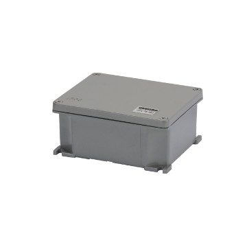 GEWISS GW76263, Cutie de joncțiune din aluminiu turnat sub presiune, Vopsită, Gri metalic, 155x130x58, IP66