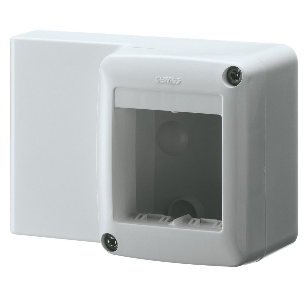 GEWISS GW27609, Cutie dispozitivAutoportant pentru dispozitivul de sistem, Pentru mini-canal, 2 circuite, Alb RAL 9010
