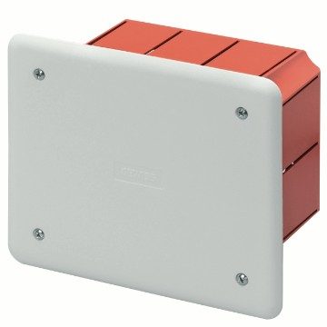 GEWISS GW48003, Junction and Connection Box for Brick Walls, Dimensions 118x96x70, White Lid Ral9016
