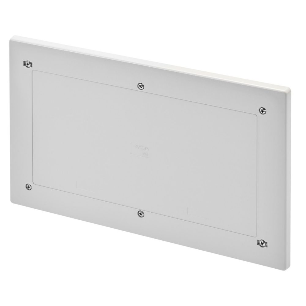 GEWISS GW48622, Watertight Shockproof Lid for PTc Junction Boxes, Dimensions 308x169x70, IP55, Grey Ral7035