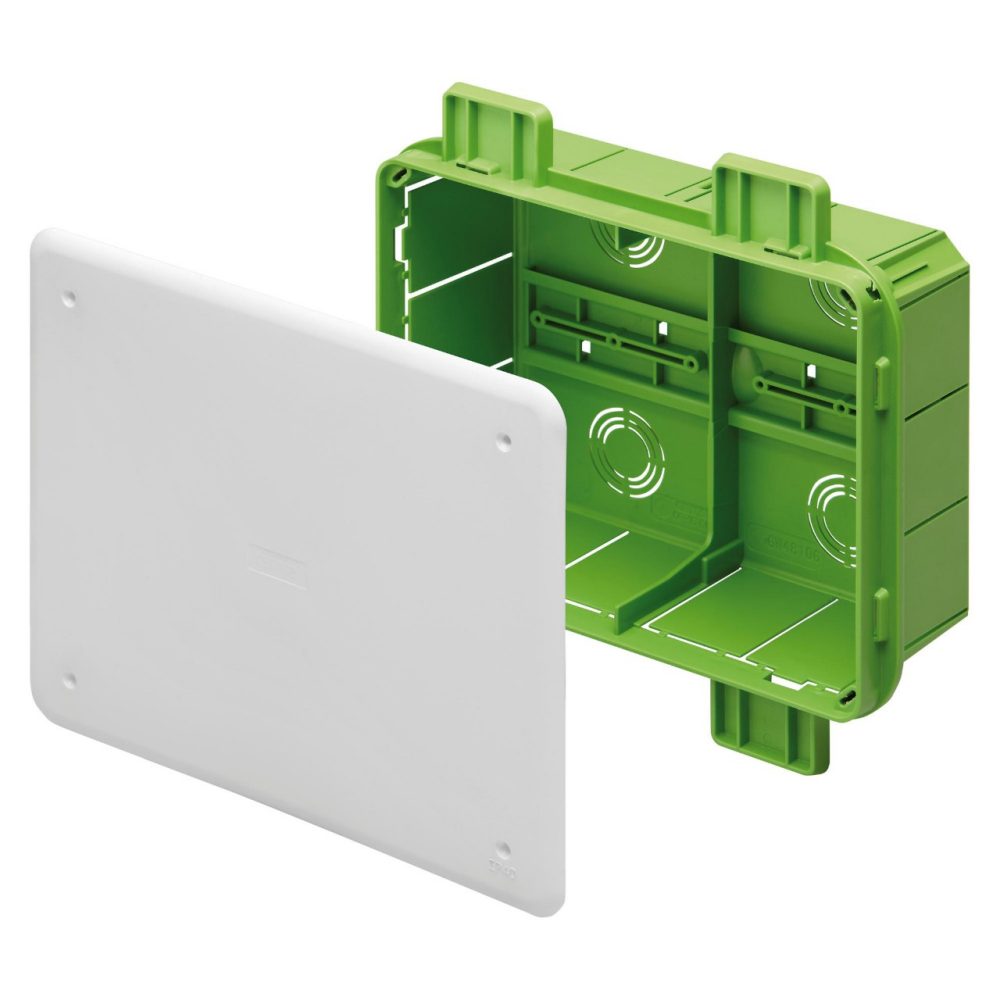GEWISS GW48006PM, Cutie de joncțiune și racord pentru plasteboard și pereți mobili, Dimensiuni 196x152x75