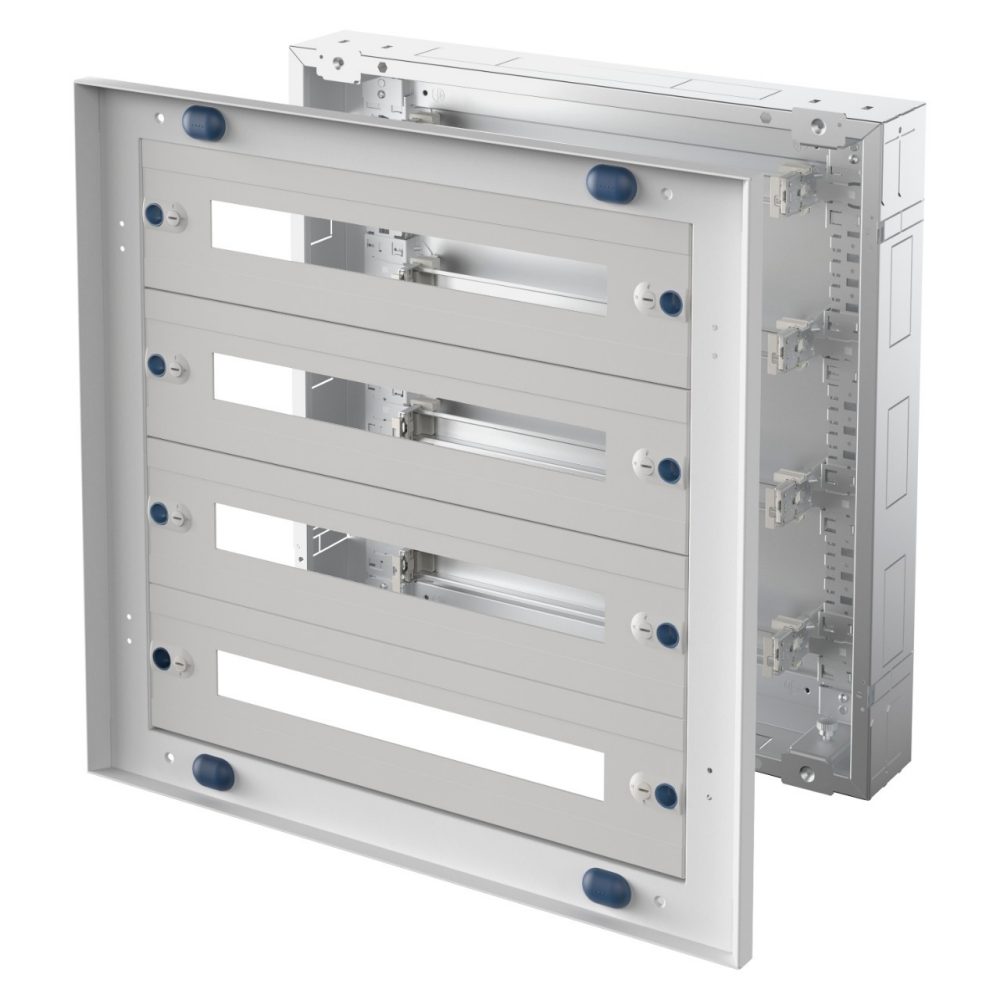 GEWISS GW47072, CVX Distribution Board 160i, Flushmounting, 600x600x105 96(24x4) Modules, Ip30, Without Door, Grey Ral7035