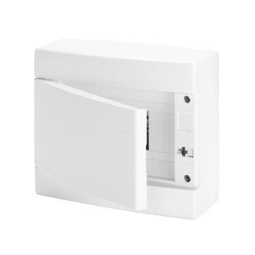 GEWISS GW40063BS, Tablou electric, Cu bloc terminal n (2x16)+(7x10) e (2x16)+(7x10), Ușă simplă, 8m IP40