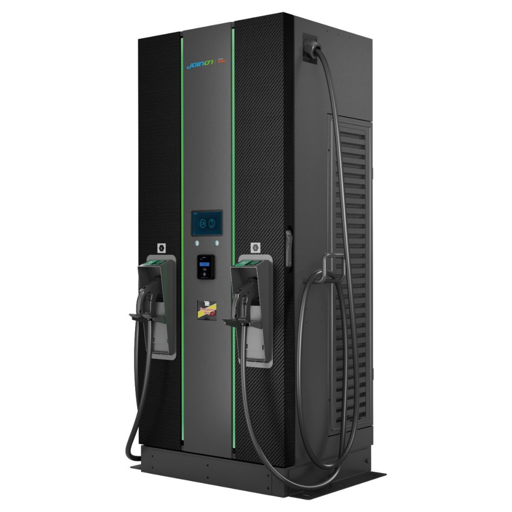 STAȚIE DE ÎNCĂRCARE EV GEWISS GWJ9253P I-FAST , CU MONTARE PE PODEA , TERMINAL DE PLATĂ INTEGRAT , TIP 1xCCS2 + 1xCHA , CABLU 4,5m , 150 kW , Wifi+ETHERNET+4G , IP55