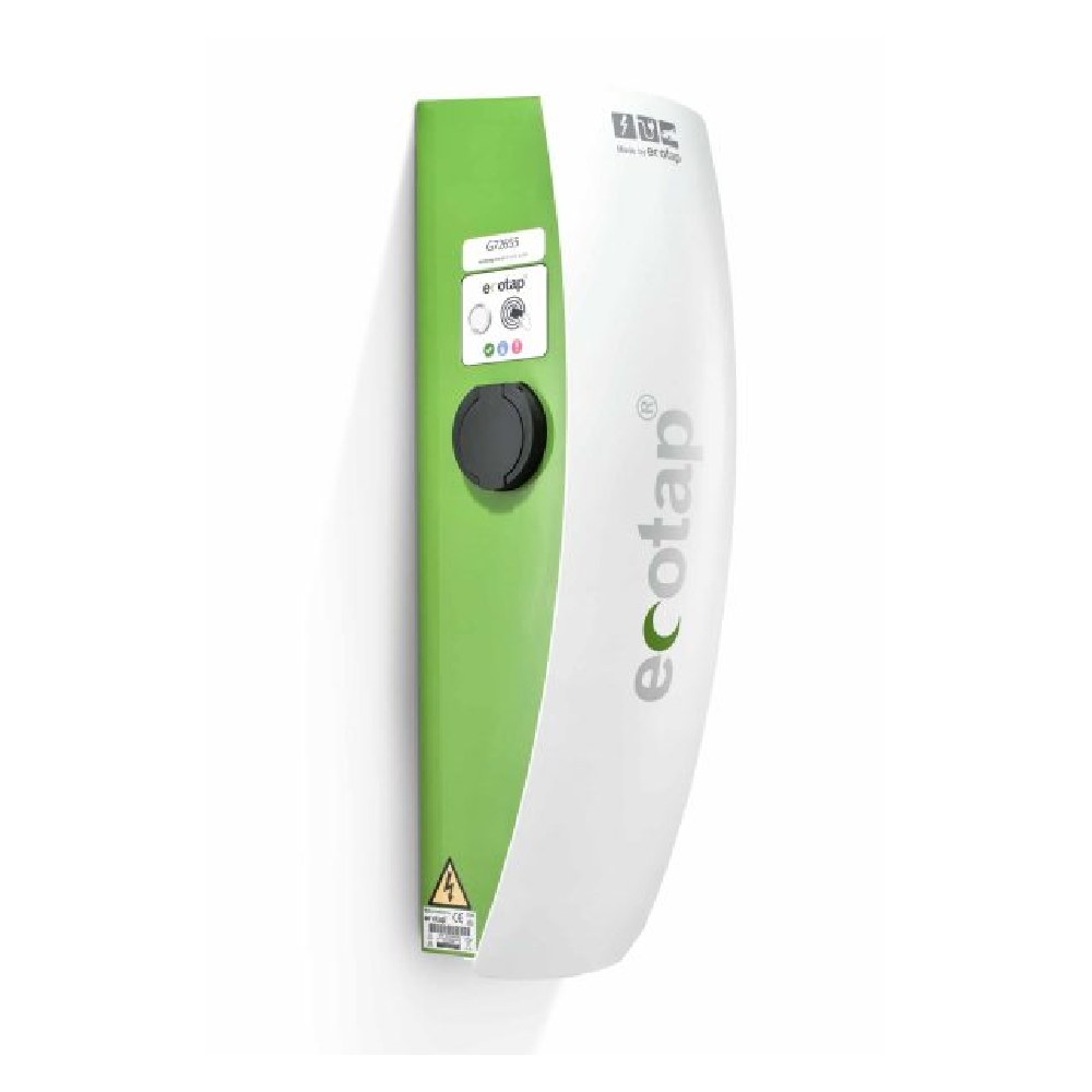 Stație de încărcare EV Ecotap Duo Wallcharger 55321100, Montare pe perete
, Tip 2 3P+N, Cablu drept 8m 3x32A, 22 kW
