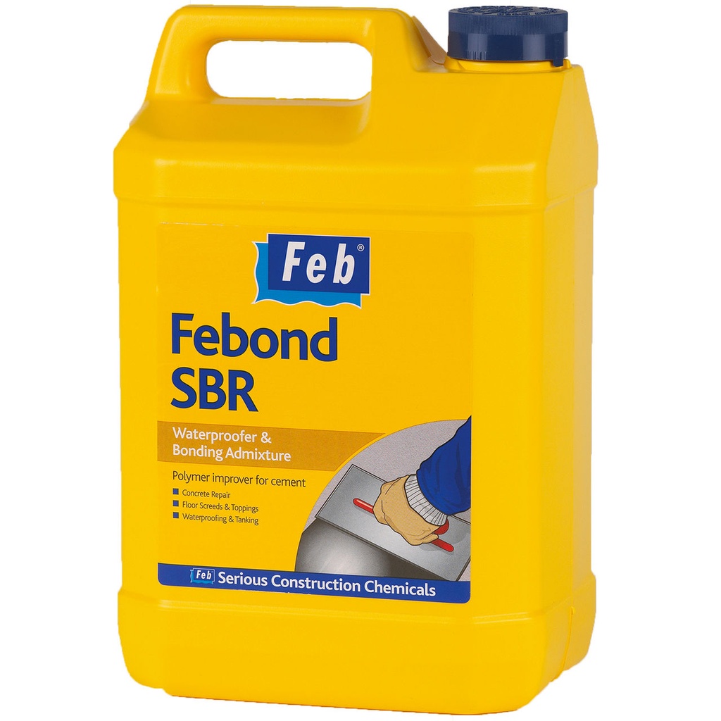 Feb Febond SBR, Waterproofer and Bonding Admixture for Cementitious Mixtures