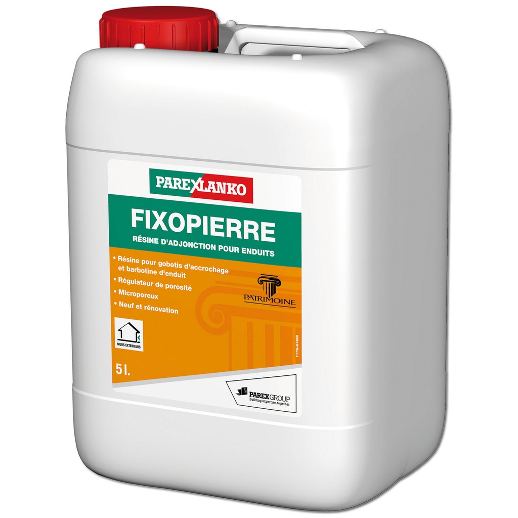 Parex FIXOPIERRE, Substrate Porosity Regulator and Admixture