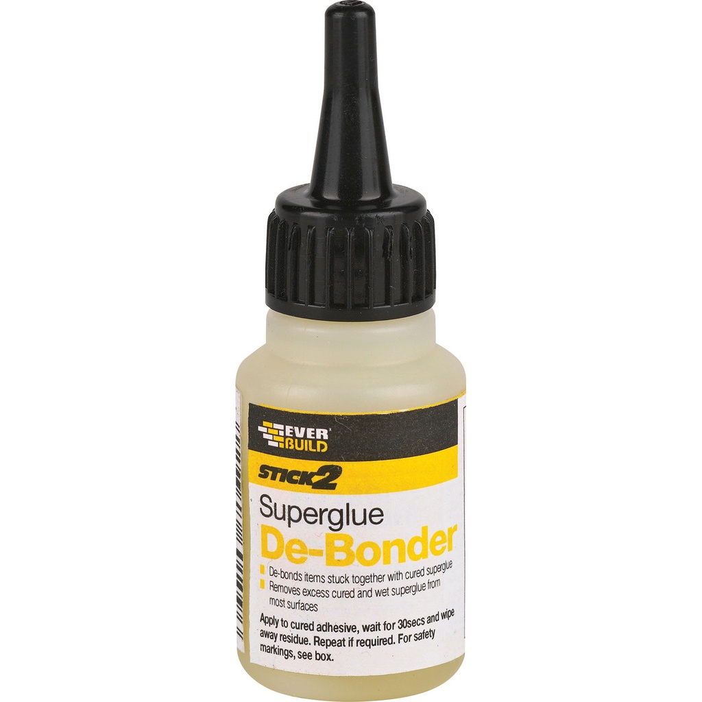 EVERBUILD STICK2 Superglue De-Bonder, Superglue Debonder for Cyanoacrylates, Interior, Clear, 20 mL