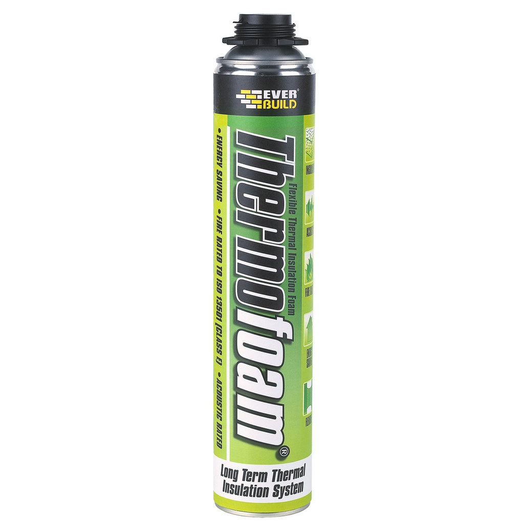 EVERBUILD THERMOFOAM, Long-Term Thermal Insulation System, Exterior, Beige, 750 mL
